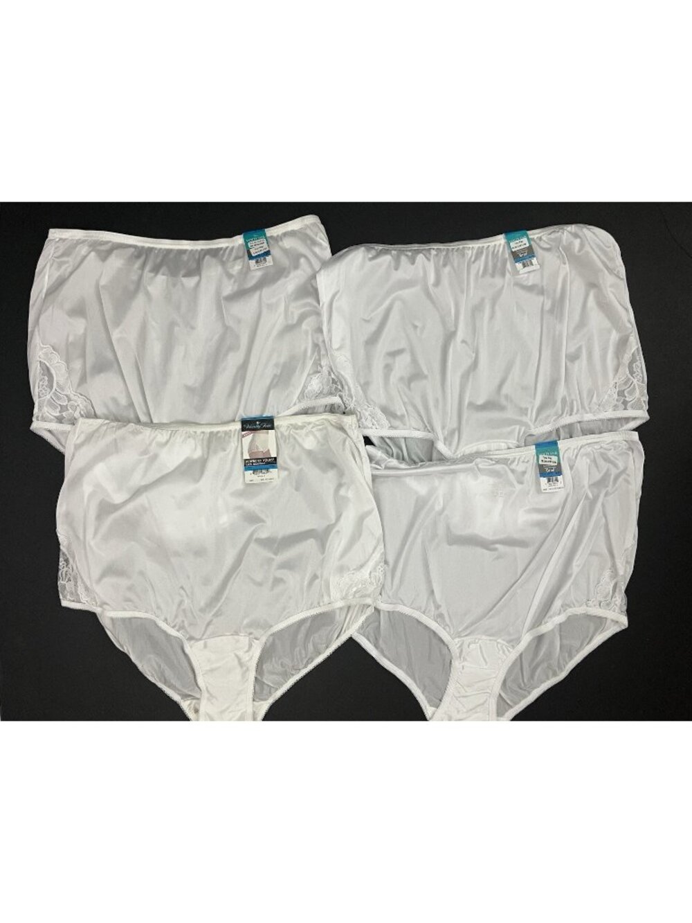 Vanity Fair Perfectly Yours Lace Nouveau Brief 13001 9/2XL 4pr Star White NWT